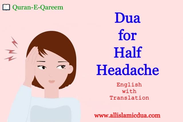 girl suffer from half headache
